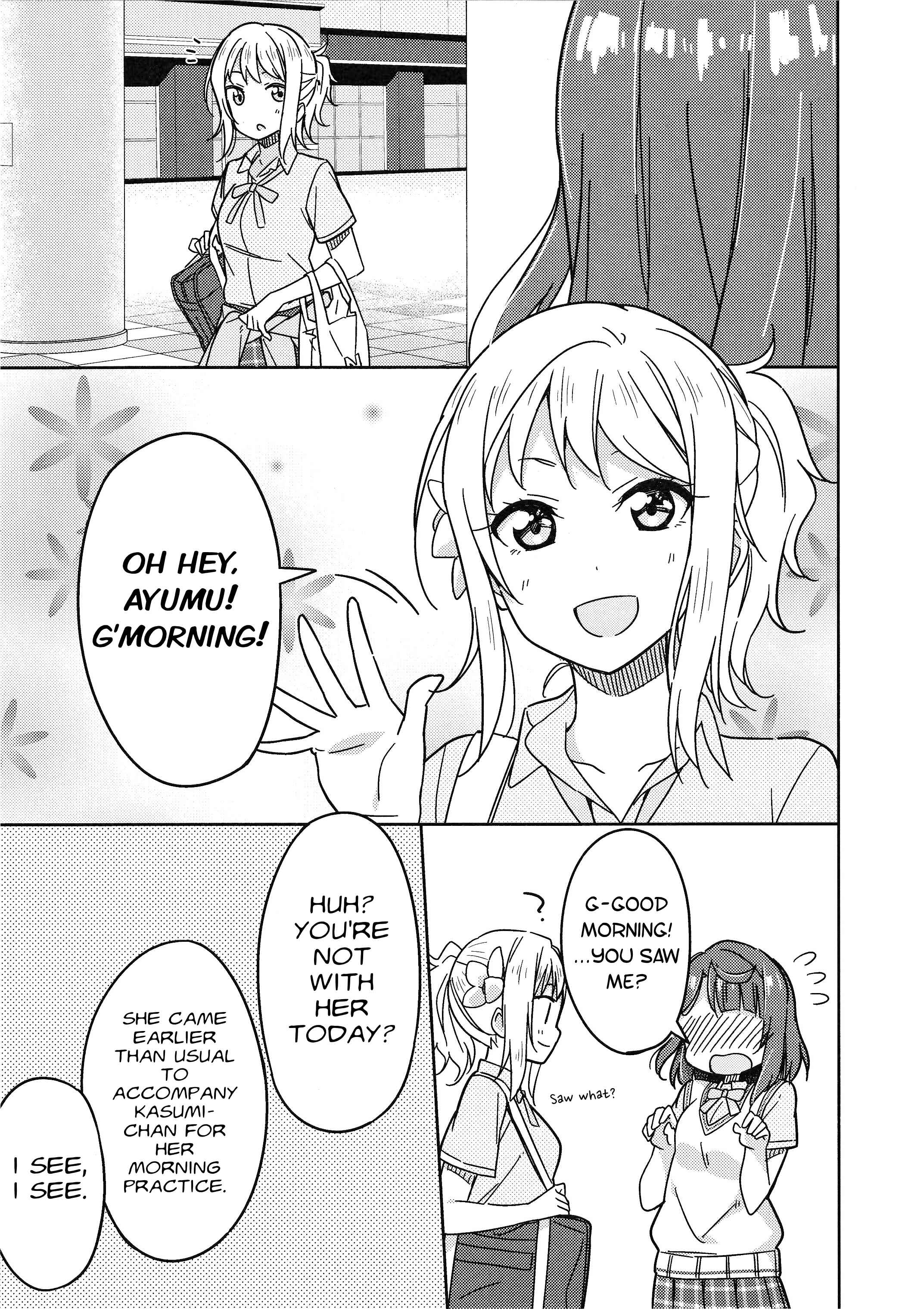 Page 15 Chapter 1 Love Live! Nijigasaki Gakuen School Idol Doukoukai: Kizuna Comic Book