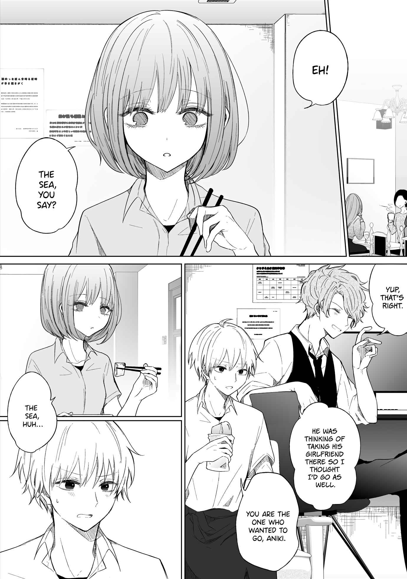 Page 1 Chapter 102 Ichizu de Bitch na Kouhai