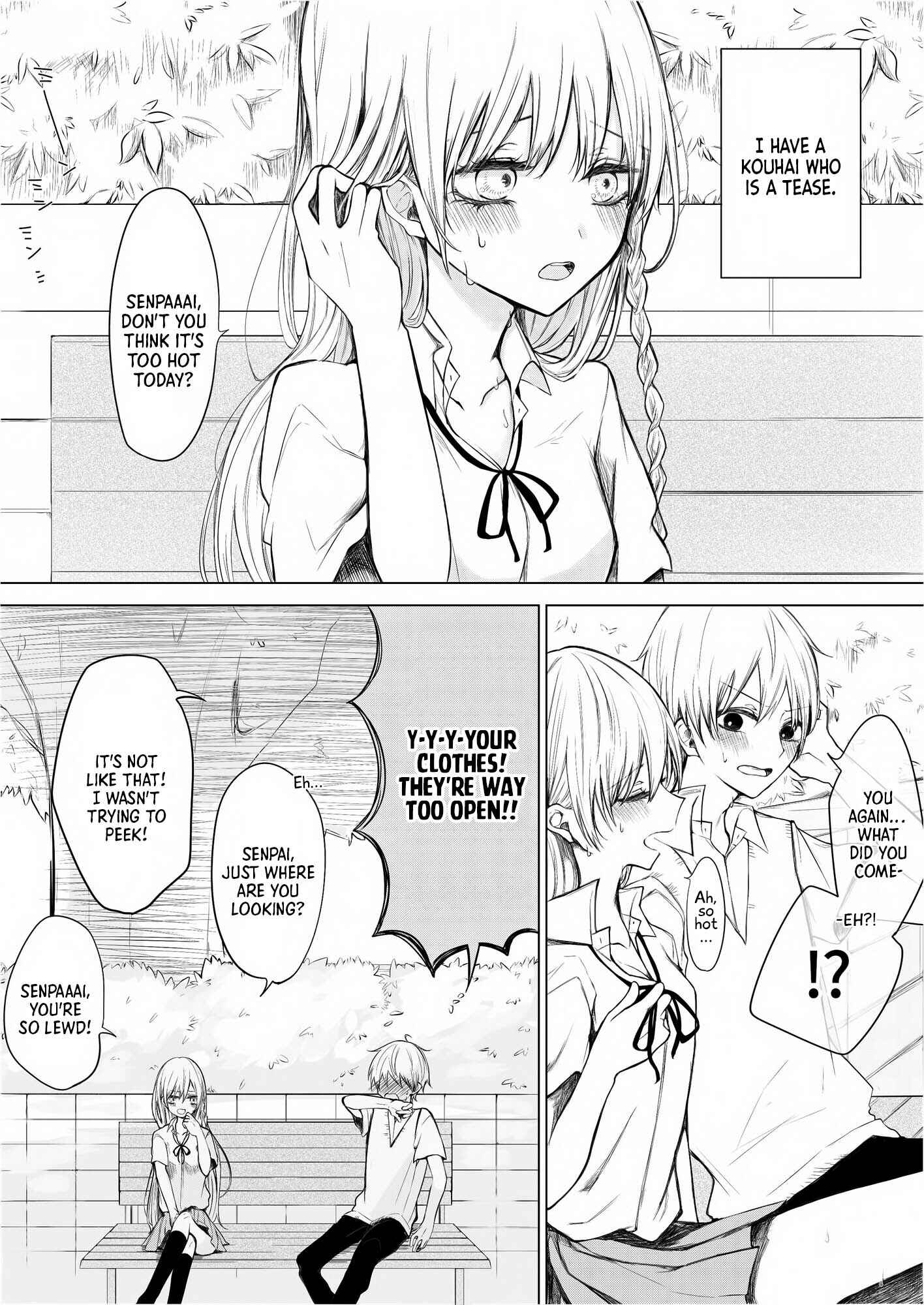 Page 1 Chapter 1 Ichizu de Bitch na Kouhai