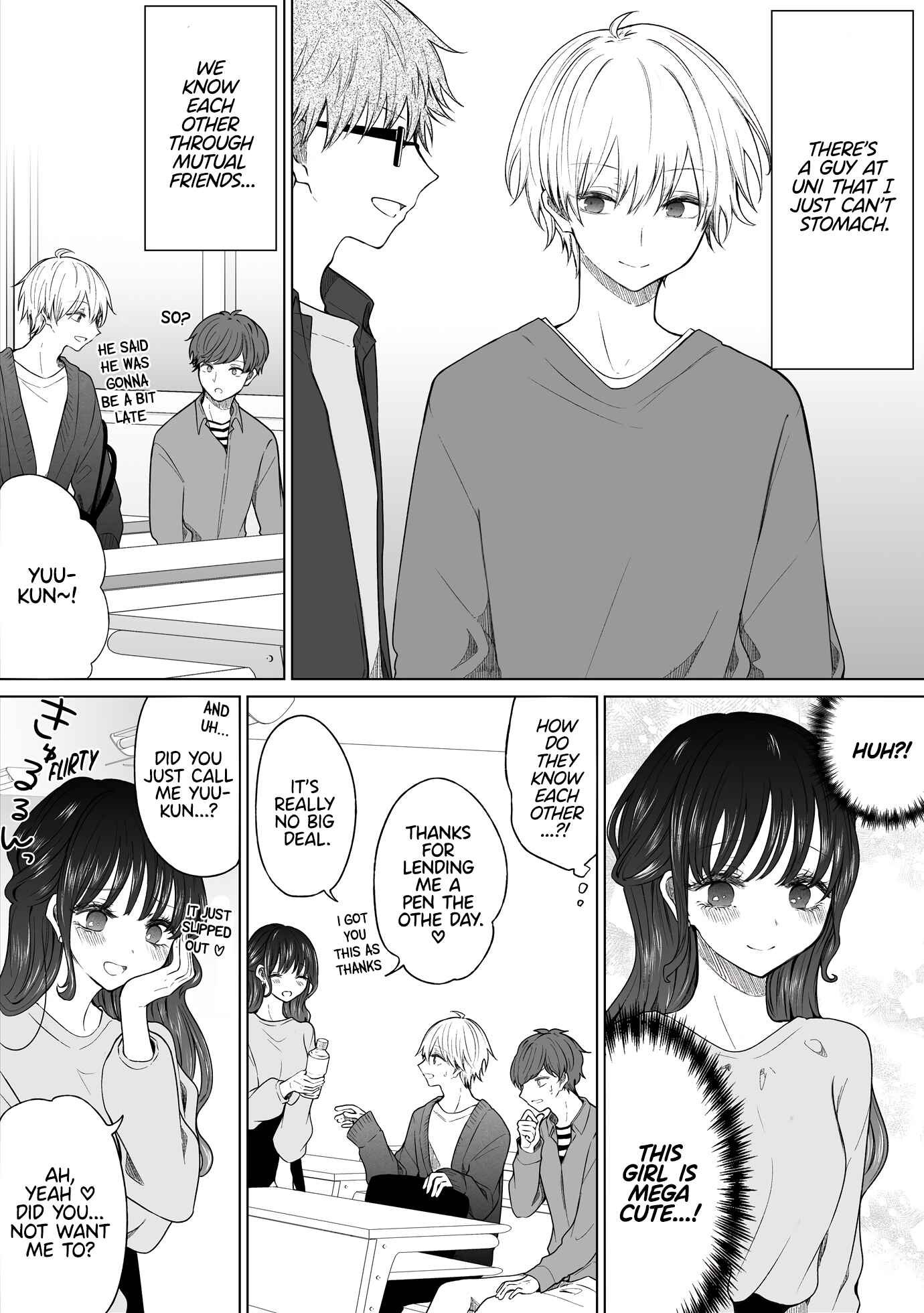 Page 1 Chapter 136 Ichizu de Bitch na Kouhai