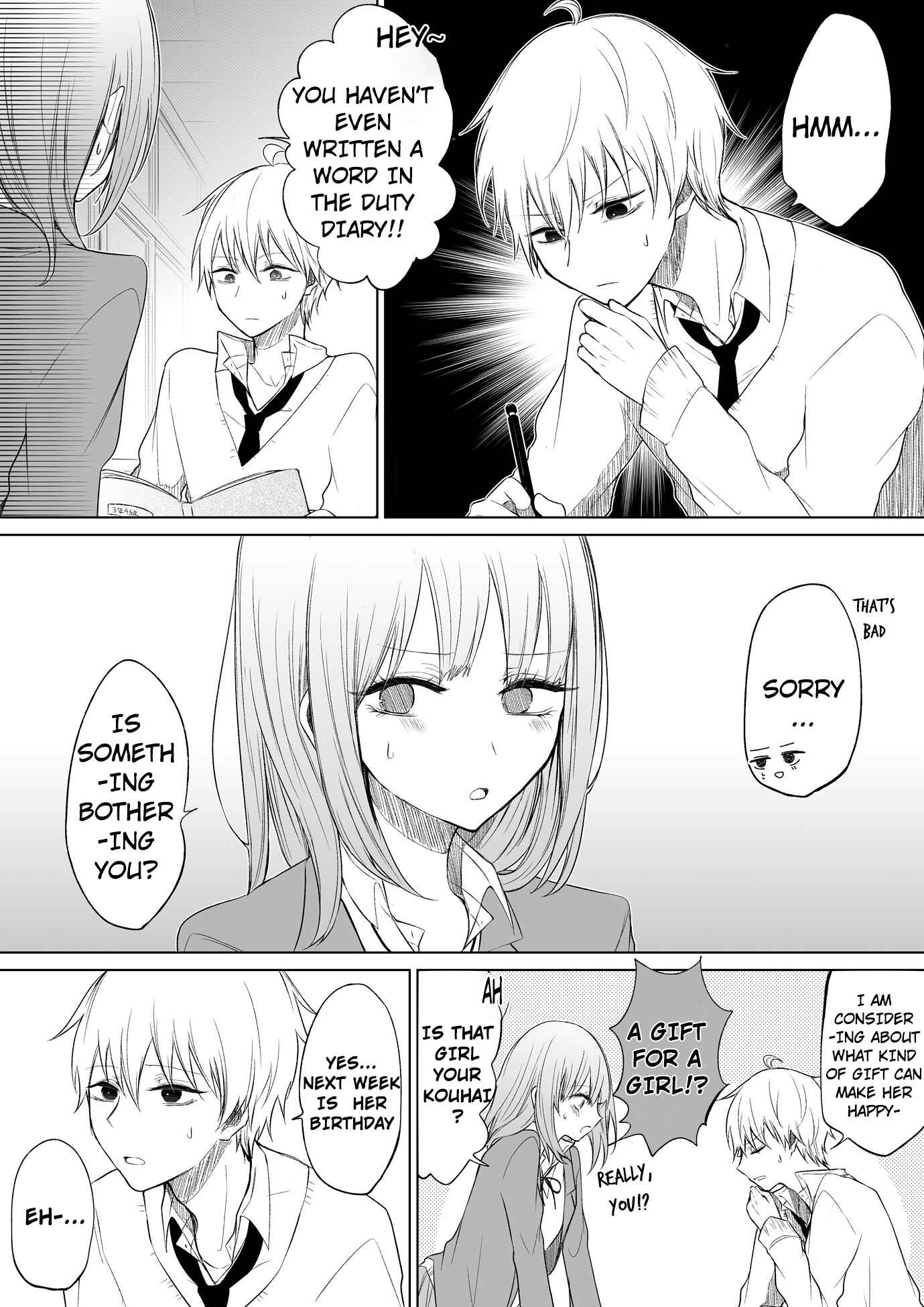 Page 1 Chapter 40 Ichizu de Bitch na Kouhai