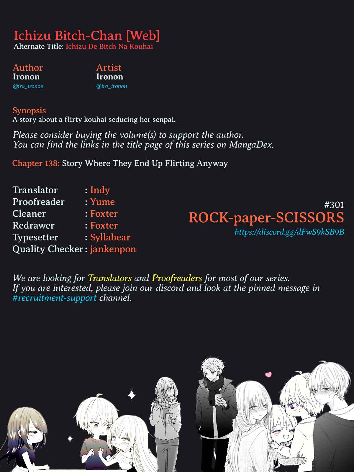 Page 6 Chapter 138 Ichizu de Bitch na Kouhai
