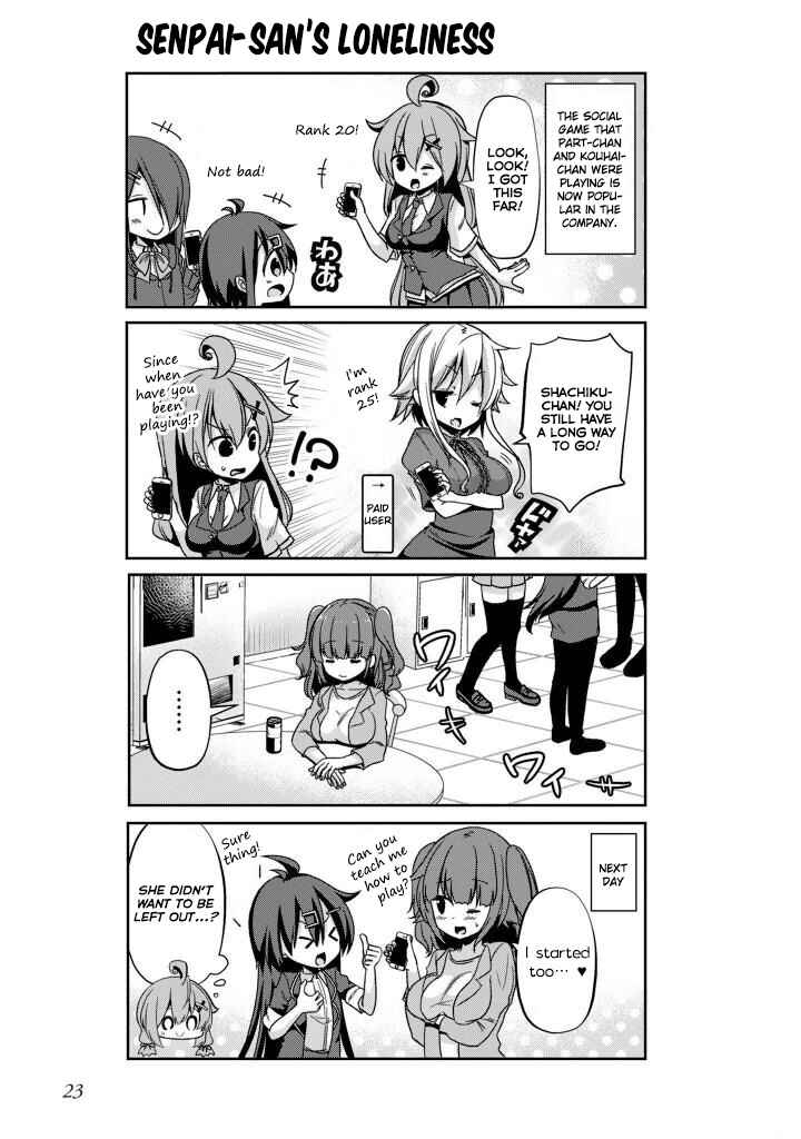 Page 11 Chapter 2 Ikinokore! Shachiku-chan ~Kouhai-chan Ota Katsudou-ki~