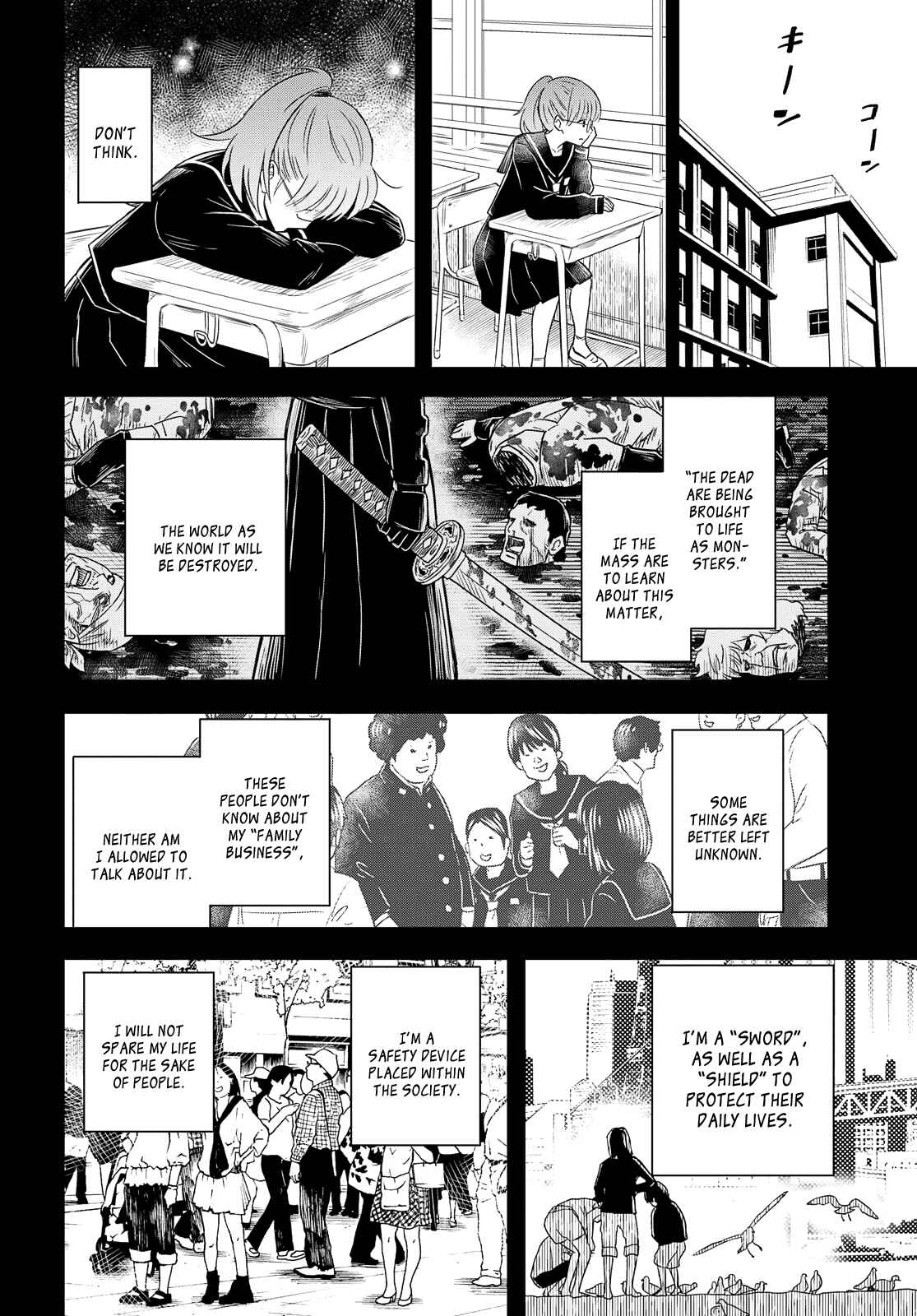 Page 4 Chapter 4 Shikabane-Gatana
