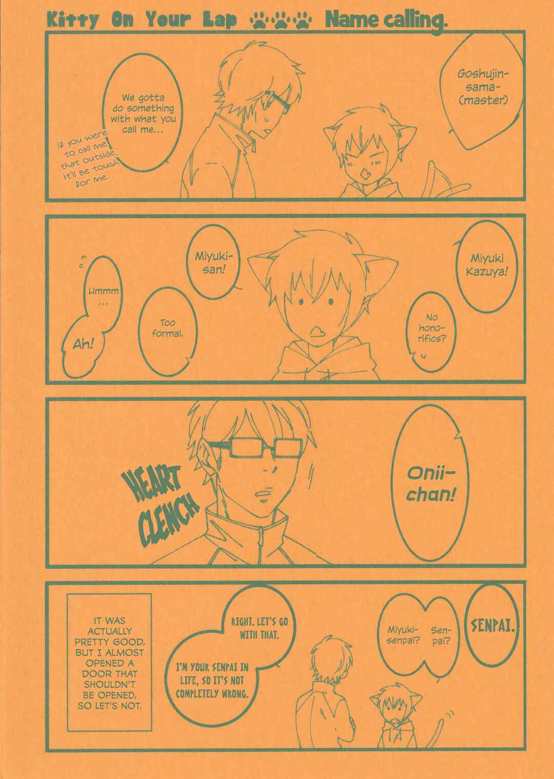 Page 22 Chapter Unknown_e4c9 Ace of Diamond - Kitty on Your Lap (Doujinshi)