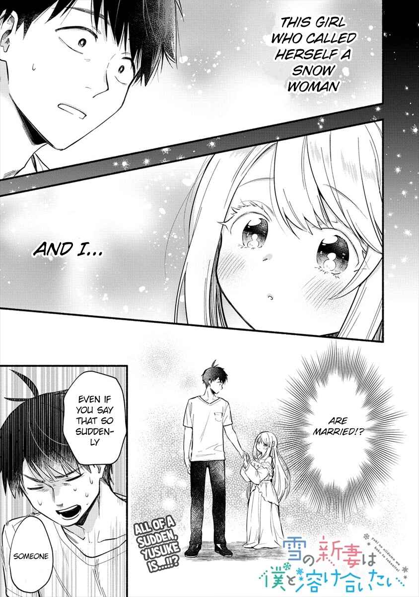 Page 1 Chapter 2 Yuki no Niizuma wa Boku to Tokeaitai