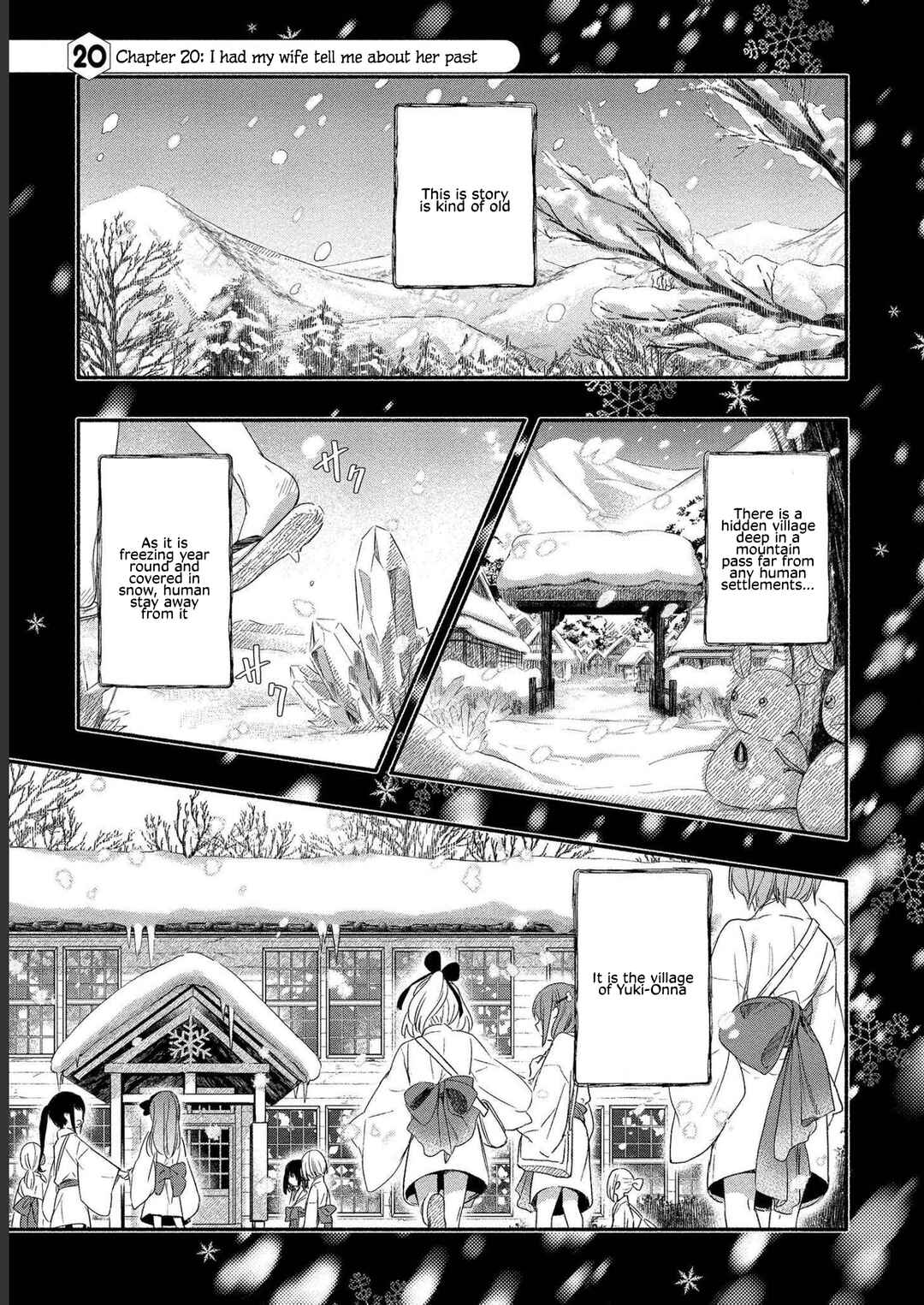 Page 1 Chapter 20 Yuki no Niizuma wa Boku to Tokeaitai