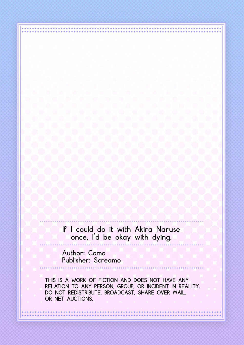 Page 31 Chapter 6 Naruse Akira to Ikkai Ya Retara Ore wa Mou Shinde mo Ii