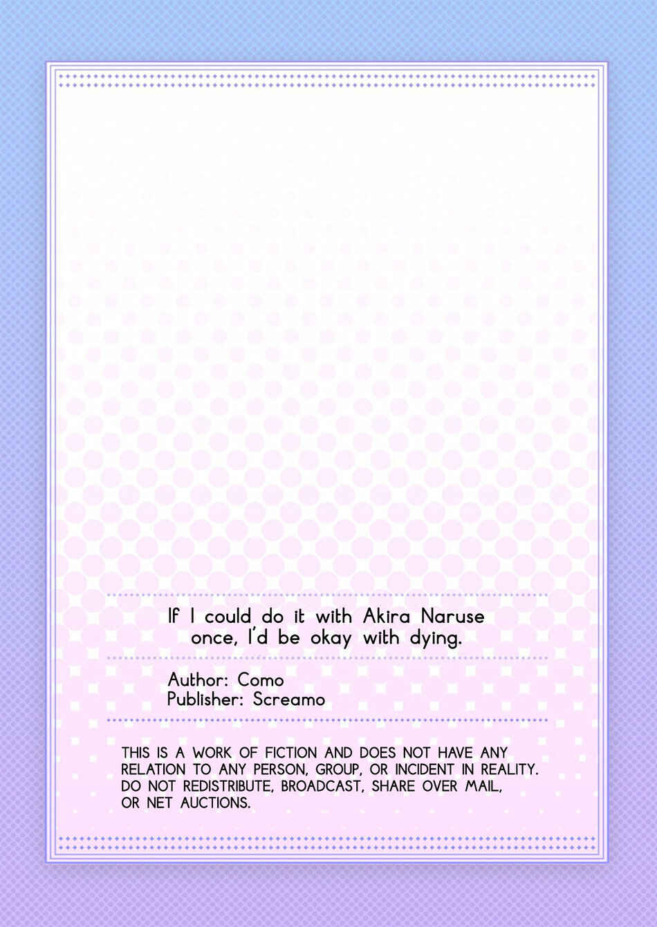 Page 31 Chapter 3 Naruse Akira to Ikkai Ya Retara Ore wa Mou Shinde mo Ii