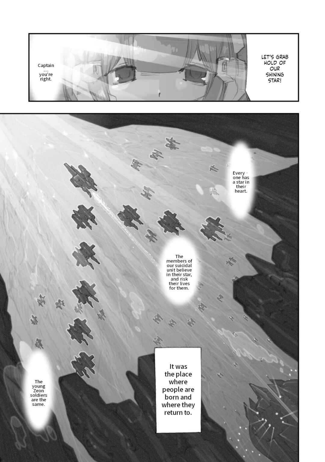 Page 28 Chapter 7 Advance of Zeta Re-Boot: Gundam Inle - Black Rabbit Had a Dream
