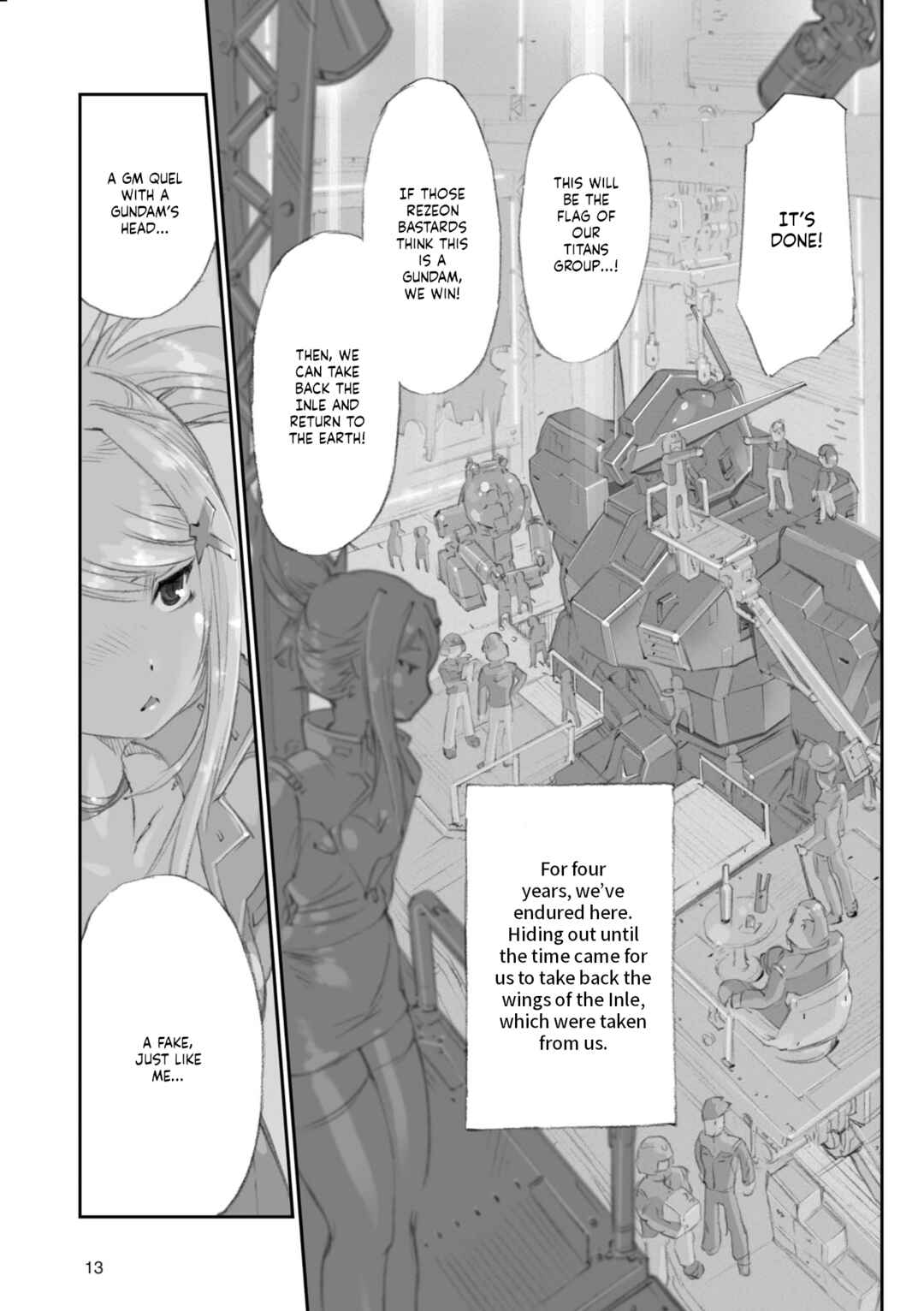 Page 15 Chapter 4 Advance of Zeta Re-Boot: Gundam Inle - Black Rabbit Had a Dream