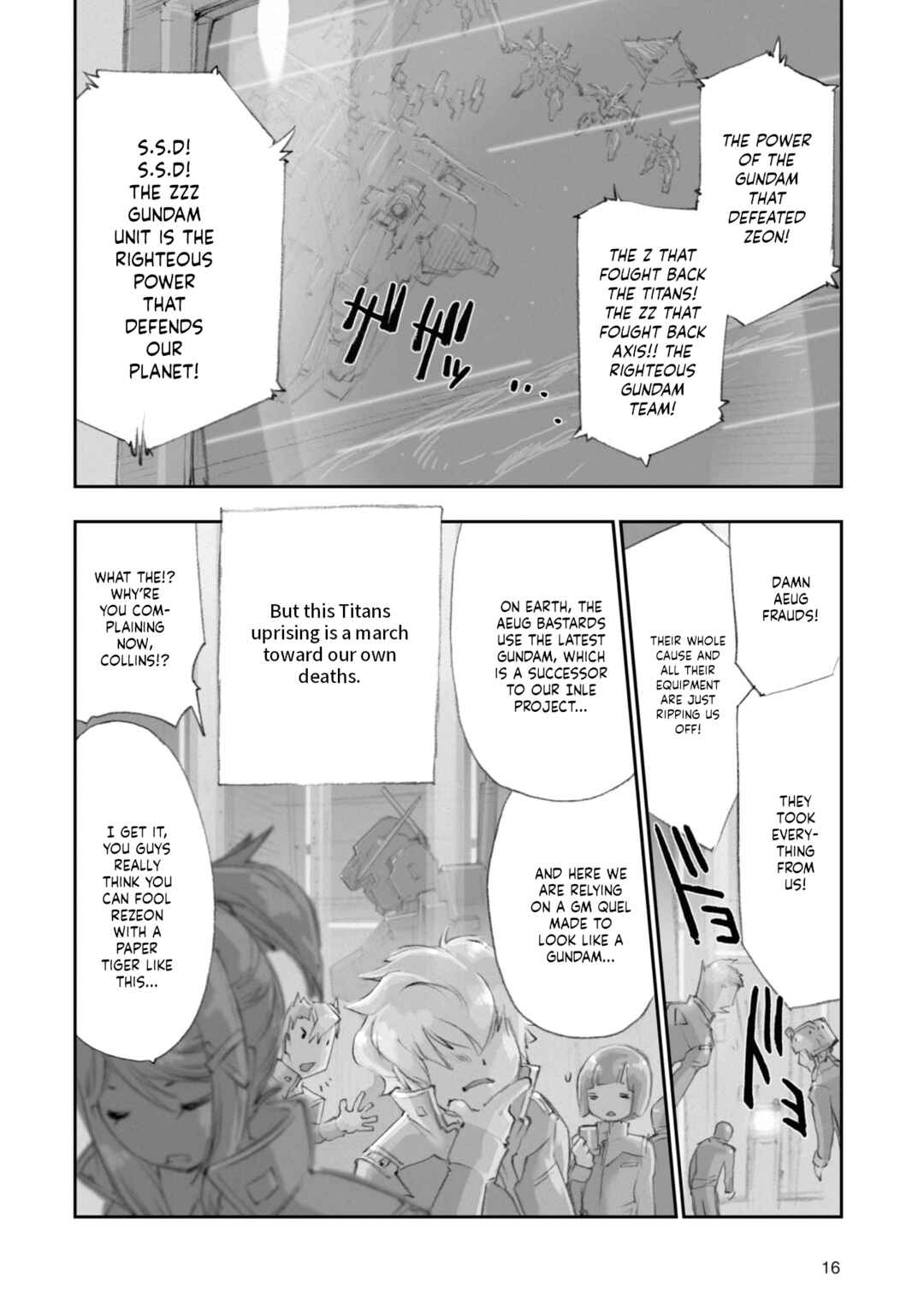 Page 18 Chapter 4 Advance of Zeta Re-Boot: Gundam Inle - Black Rabbit Had a Dream