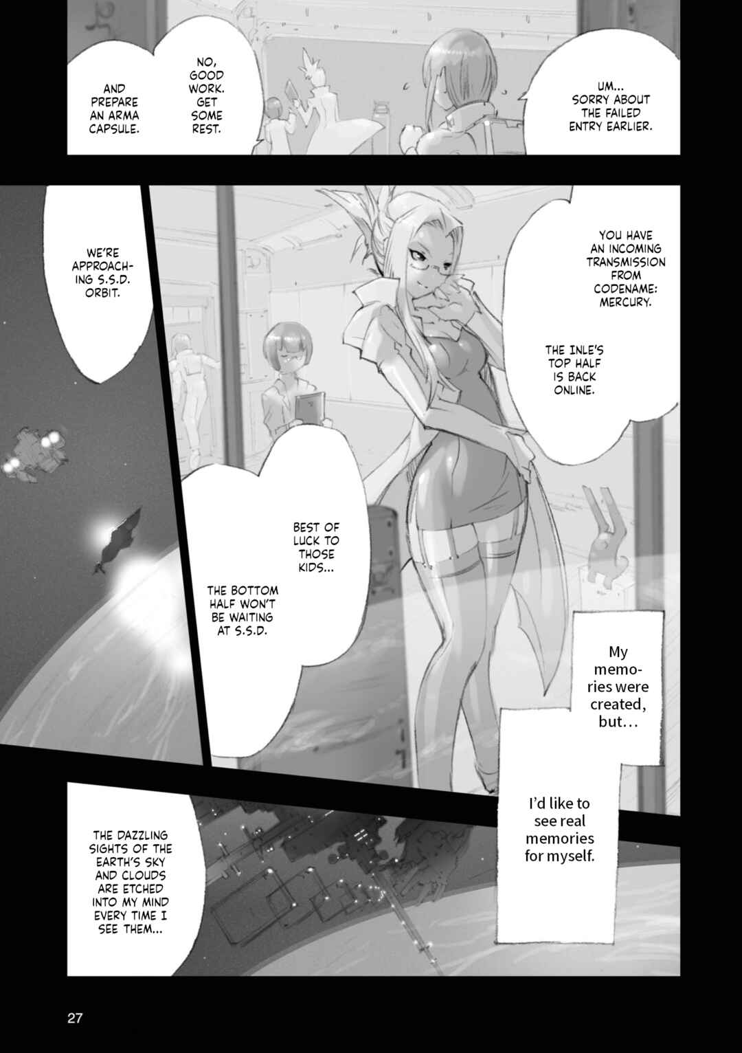 Page 28 Chapter 4 Advance of Zeta Re-Boot: Gundam Inle - Black Rabbit Had a Dream