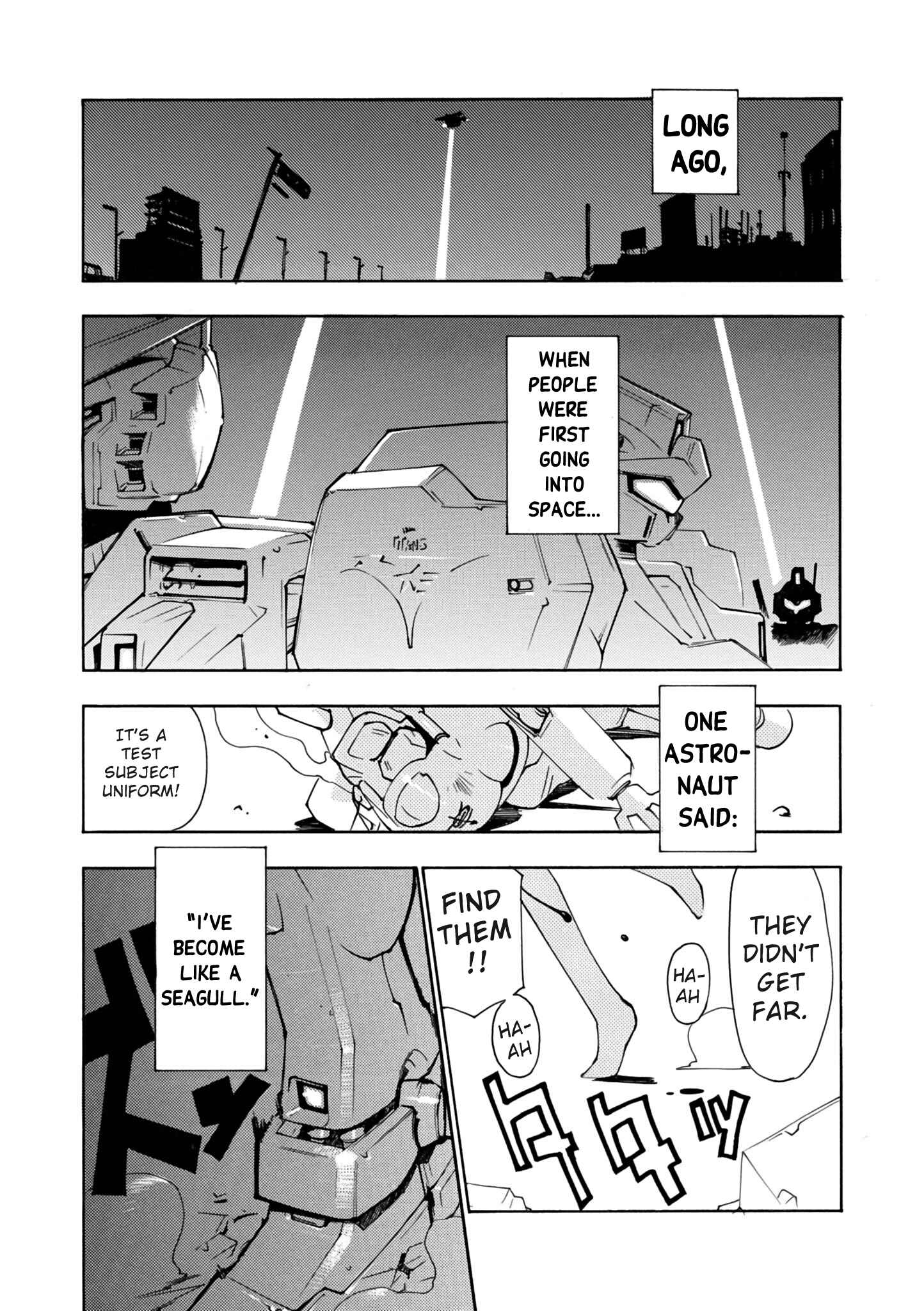 Page 3 Chapter 3.5 Advance of Zeta Re-Boot: Gundam Inle - Black Rabbit Had a Dream