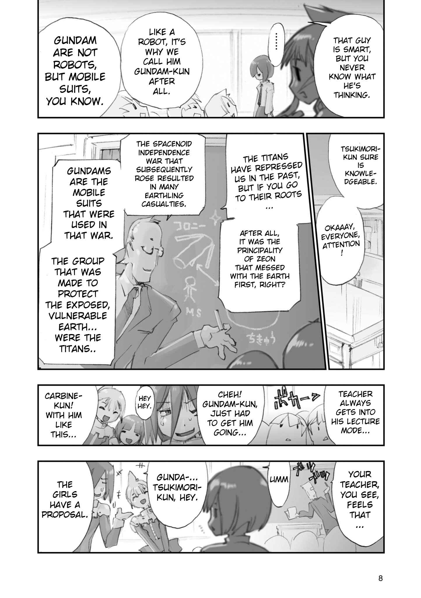 Page 11 Chapter 0 Advance of Zeta Re-Boot: Gundam Inle - Black Rabbit Had a Dream