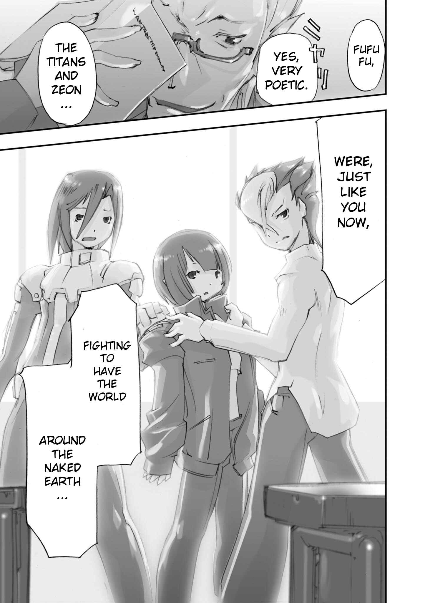 Page 16 Chapter 0 Advance of Zeta Re-Boot: Gundam Inle - Black Rabbit Had a Dream