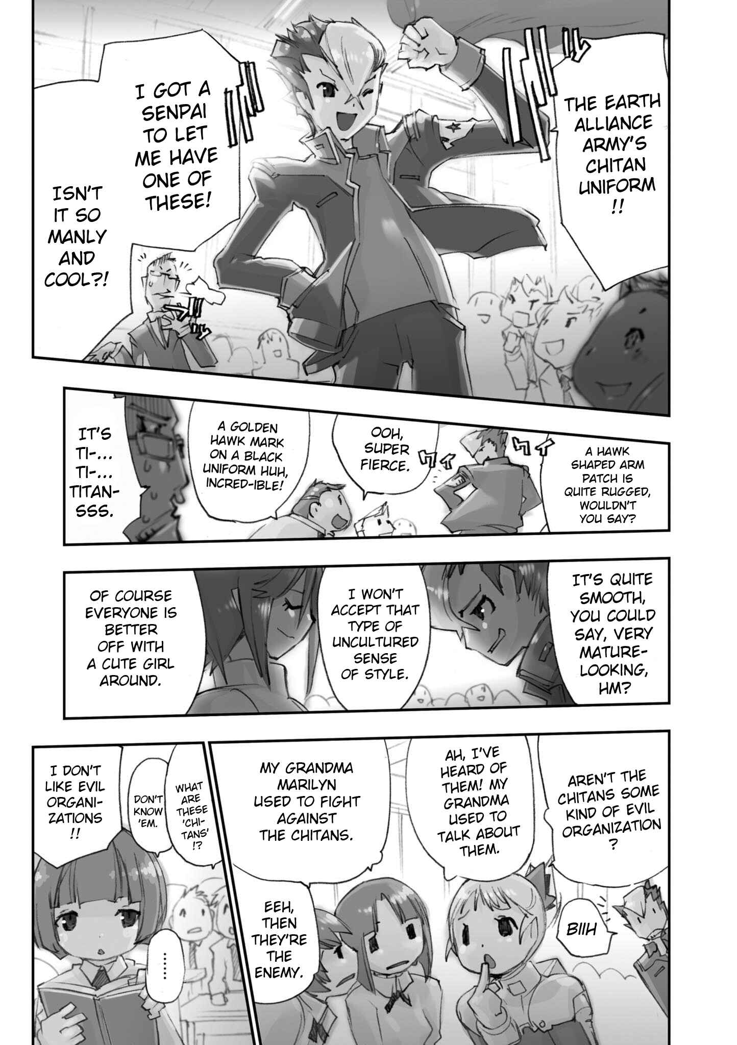 Page 6 Chapter 0 Advance of Zeta Re-Boot: Gundam Inle - Black Rabbit Had a Dream