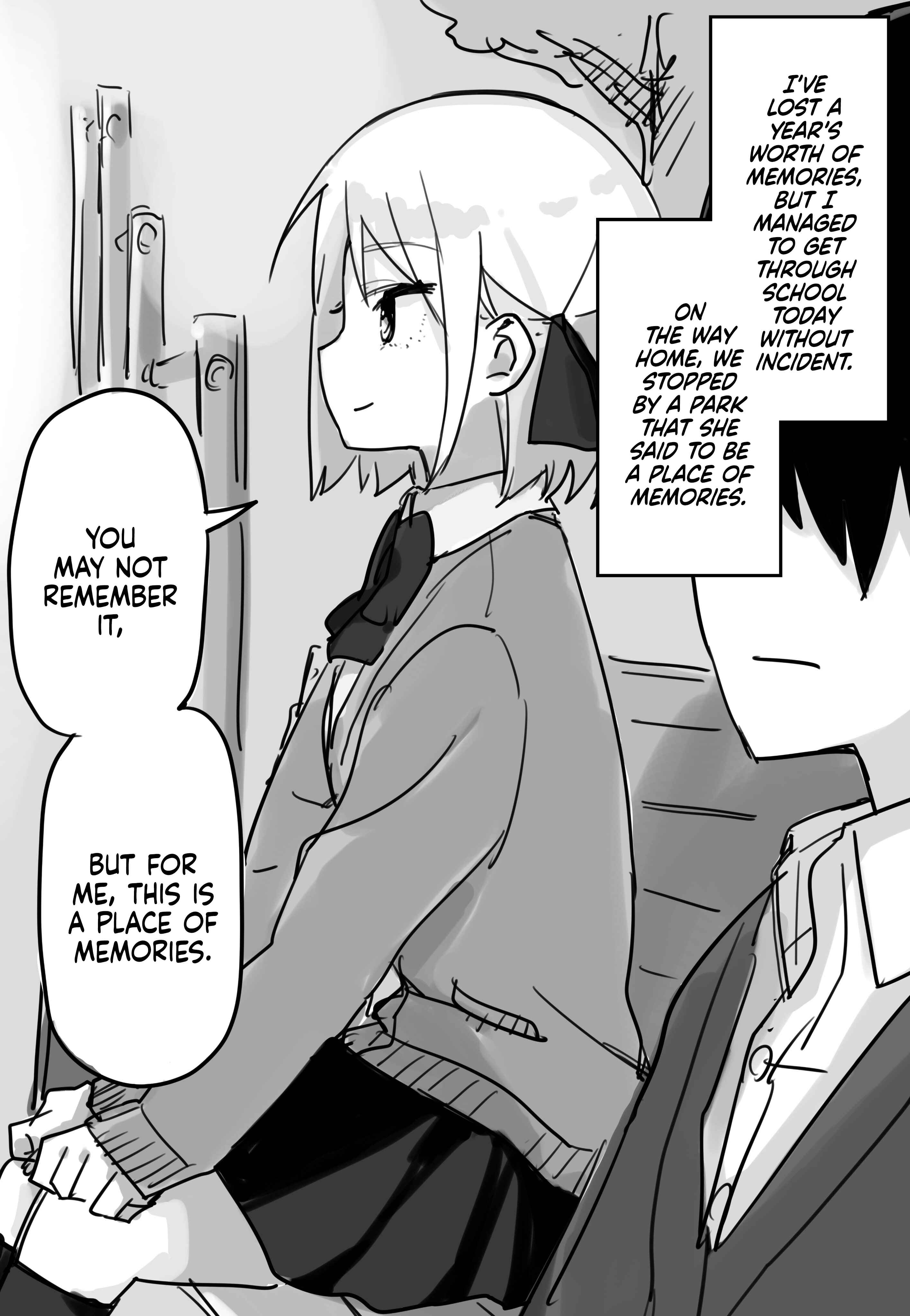 Page 1 Chapter 3 Kioku Soushitsu ni Nattara Kanojo ga Iru Hanashi