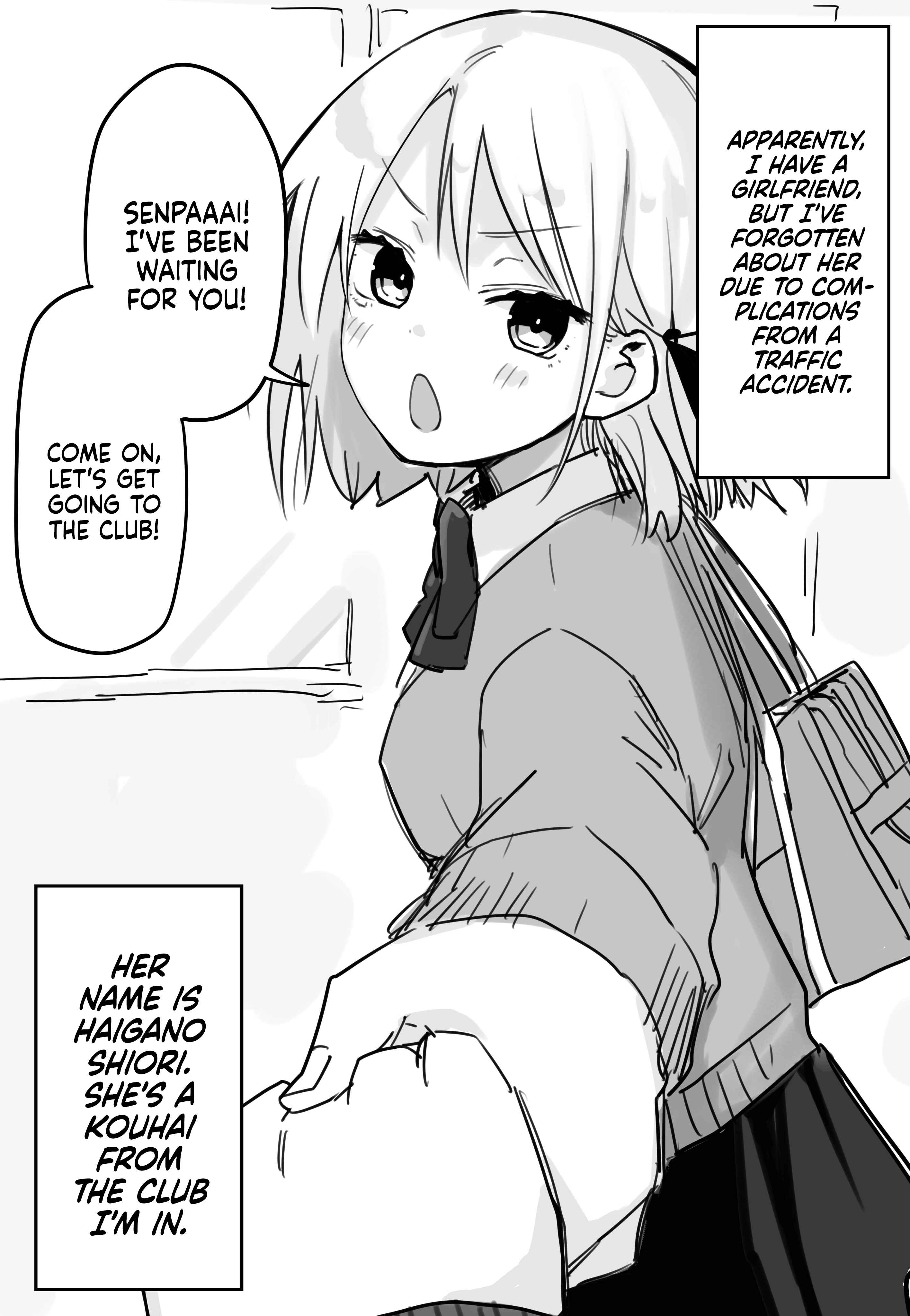 Page 1 Chapter 2 Kioku Soushitsu ni Nattara Kanojo ga Iru Hanashi