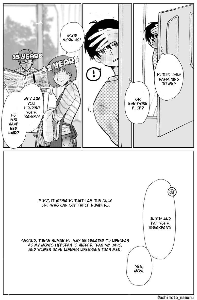 Page 4 Chapter 1 The Story of a Boy Who Can See Lifespans