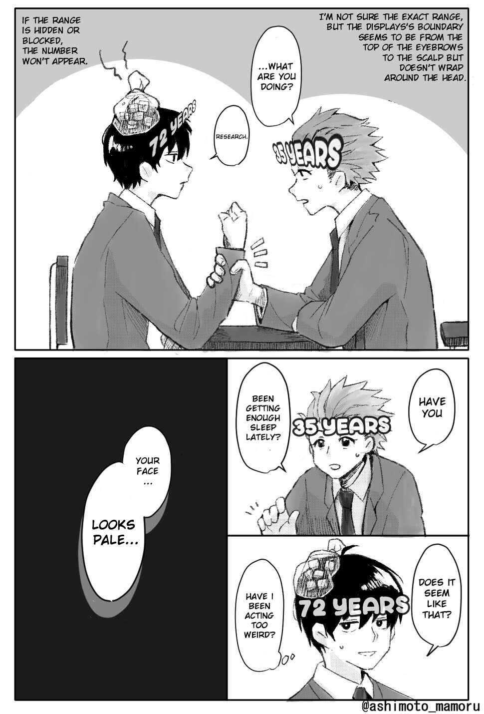 Page 8 Chapter 2 The Story of a Boy Who Can See Lifespans