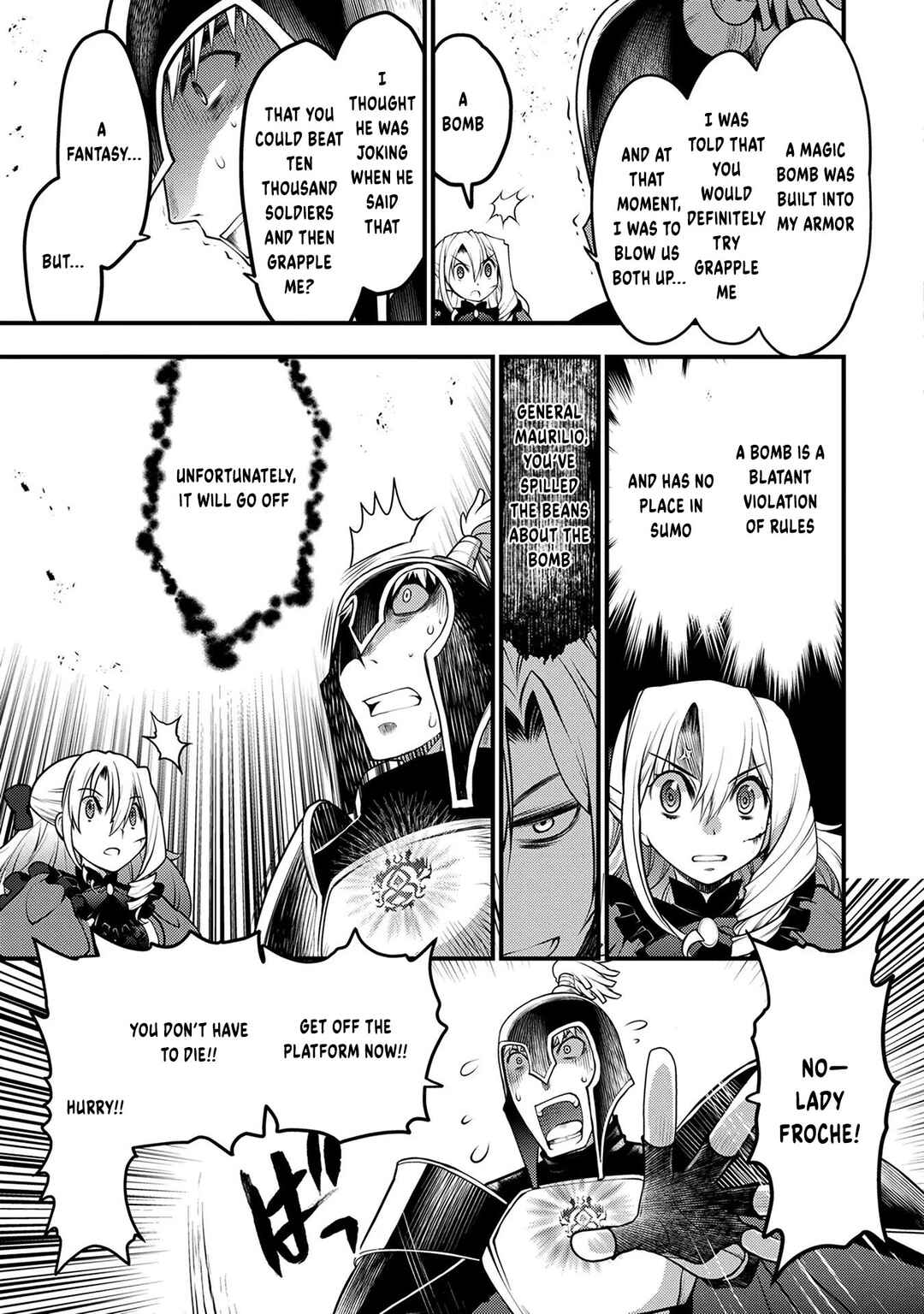 Page 38 Chapter 7 Oozumou Reijou ~Seijo ni Hirateuchi wo Kuratta Shunkan Sumou Budatta Zense wo Omoidashita Akuyaku Reijou no Watashi wa sute Neko Ouji ni Chanko wo Furumaitai Haadosukoidosukoi~