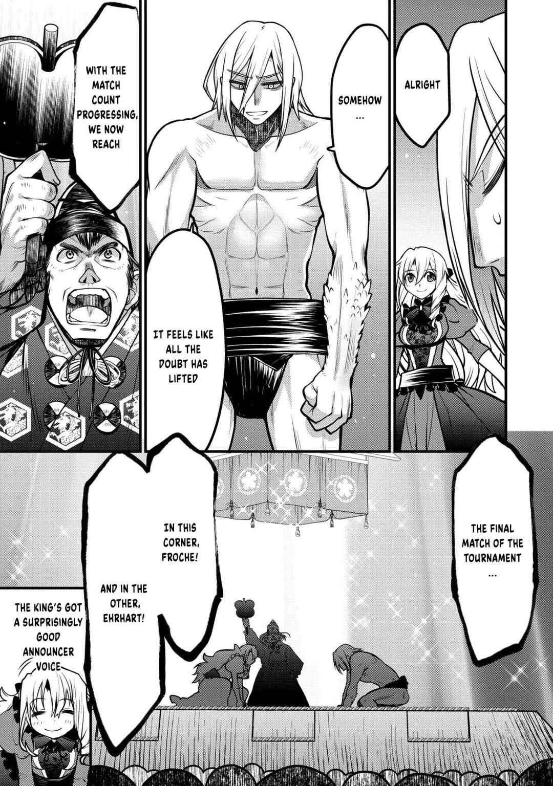 Page 24 Chapter 13 Oozumou Reijou ~Seijo ni Hirateuchi wo Kuratta Shunkan Sumou Budatta Zense wo Omoidashita Akuyaku Reijou no Watashi wa sute Neko Ouji ni Chanko wo Furumaitai Haadosukoidosukoi~