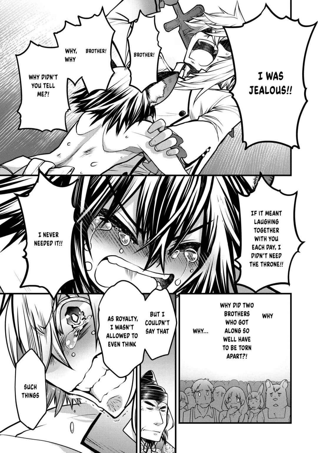 Page 22 Chapter 12 Oozumou Reijou ~Seijo ni Hirateuchi wo Kuratta Shunkan Sumou Budatta Zense wo Omoidashita Akuyaku Reijou no Watashi wa sute Neko Ouji ni Chanko wo Furumaitai Haadosukoidosukoi~