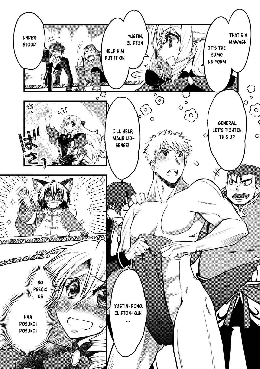 Page 6 Chapter 8 Oozumou Reijou ~Seijo ni Hirateuchi wo Kuratta Shunkan Sumou Budatta Zense wo Omoidashita Akuyaku Reijou no Watashi wa sute Neko Ouji ni Chanko wo Furumaitai Haadosukoidosukoi~
