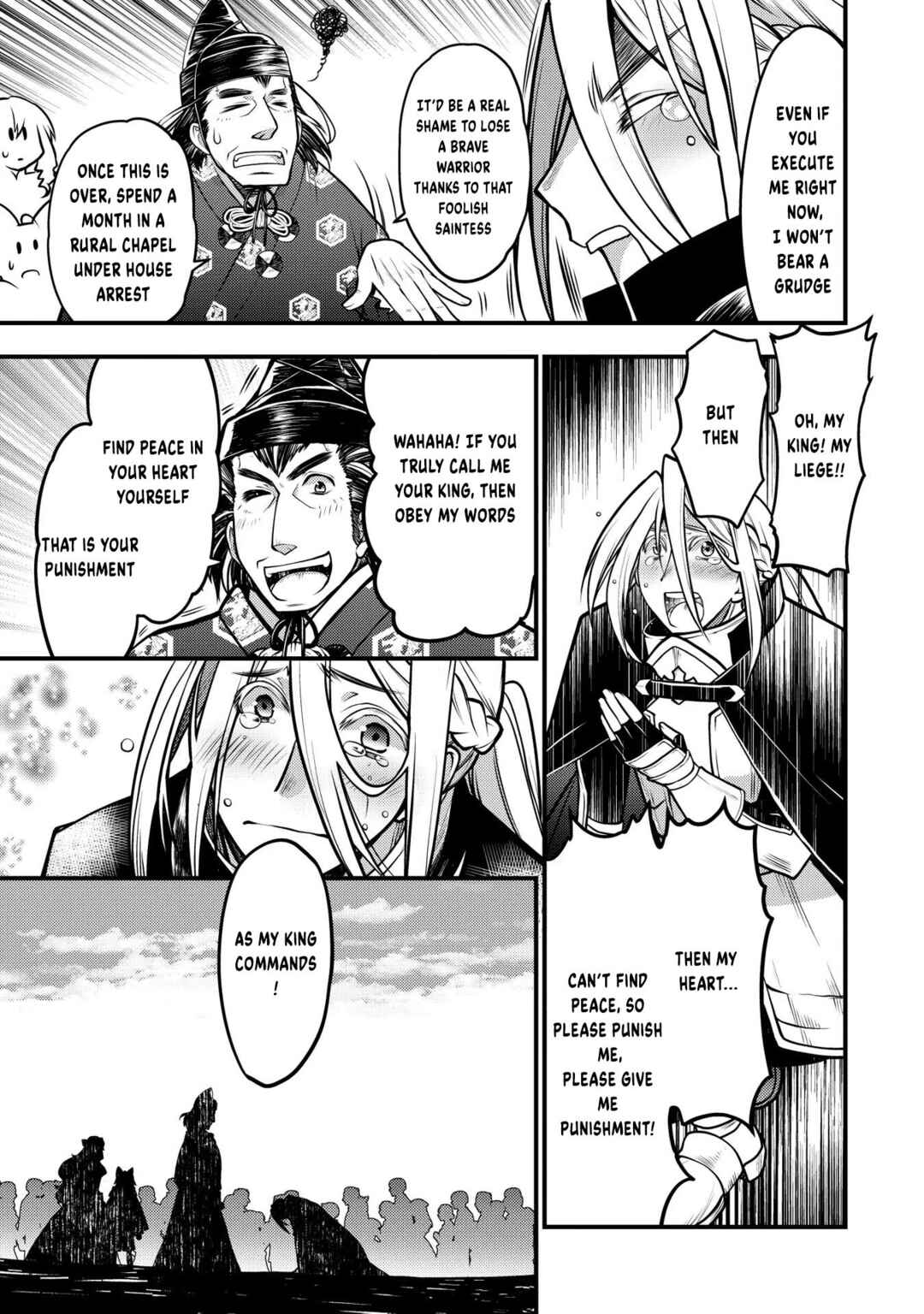 Page 22 Chapter 11 Oozumou Reijou ~Seijo ni Hirateuchi wo Kuratta Shunkan Sumou Budatta Zense wo Omoidashita Akuyaku Reijou no Watashi wa sute Neko Ouji ni Chanko wo Furumaitai Haadosukoidosukoi~