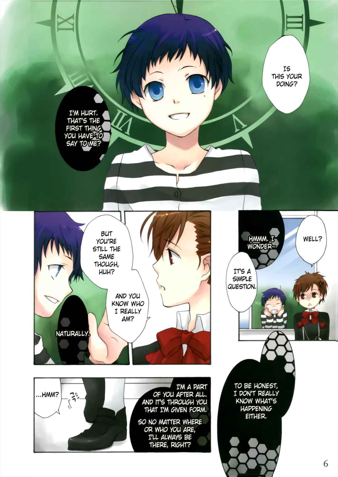 Page 6 Chapter Unknown_6b3d Persona 3 Portable Official Fanbook: Special Comic「Youth Without Youth. ~Kochou no Yume~」