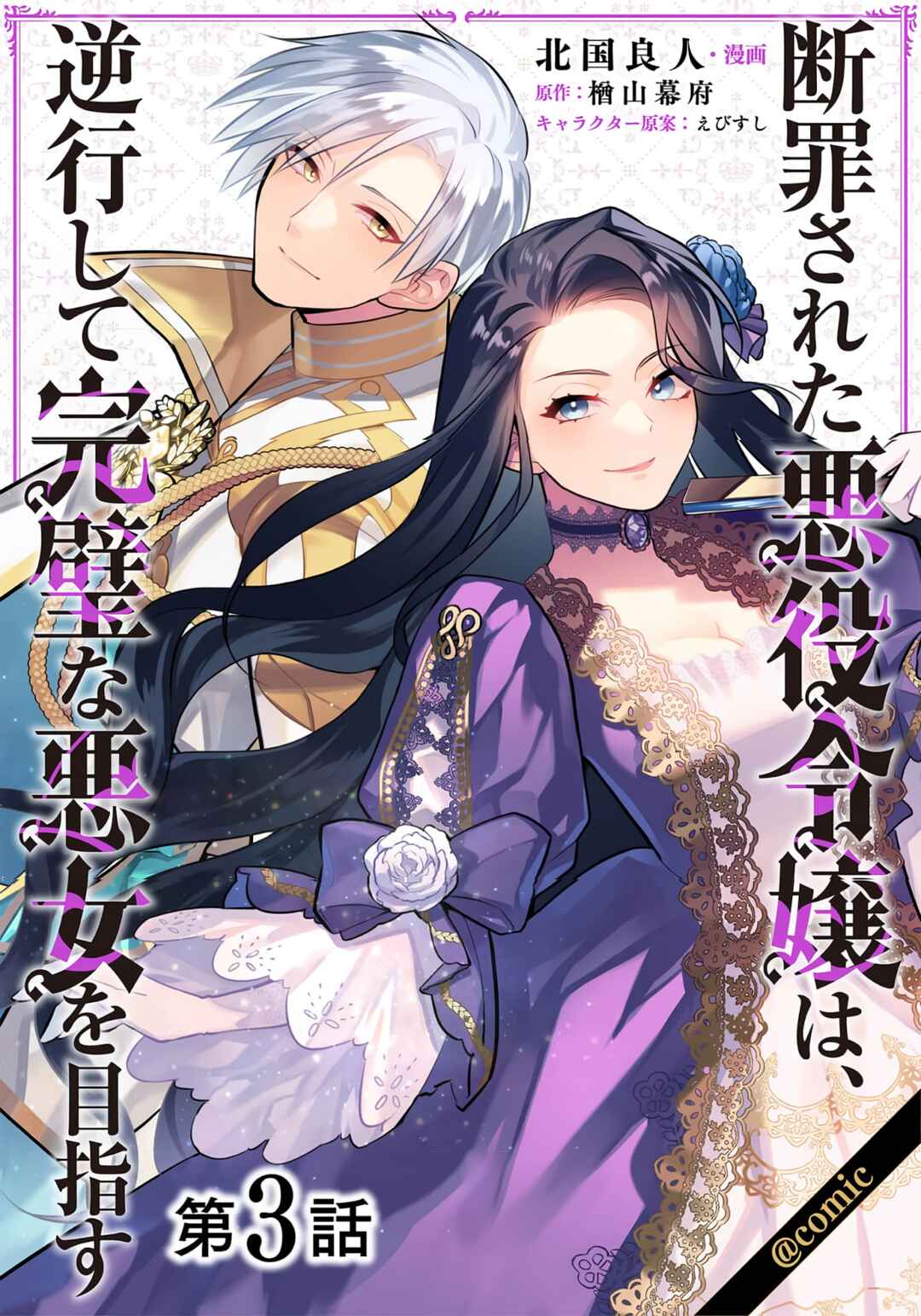 Page 1 Chapter 3 Danzai sareta Akuyaku Reijou wa, Gyakkou shite Kanpeki na Akujo wo Mezasu
