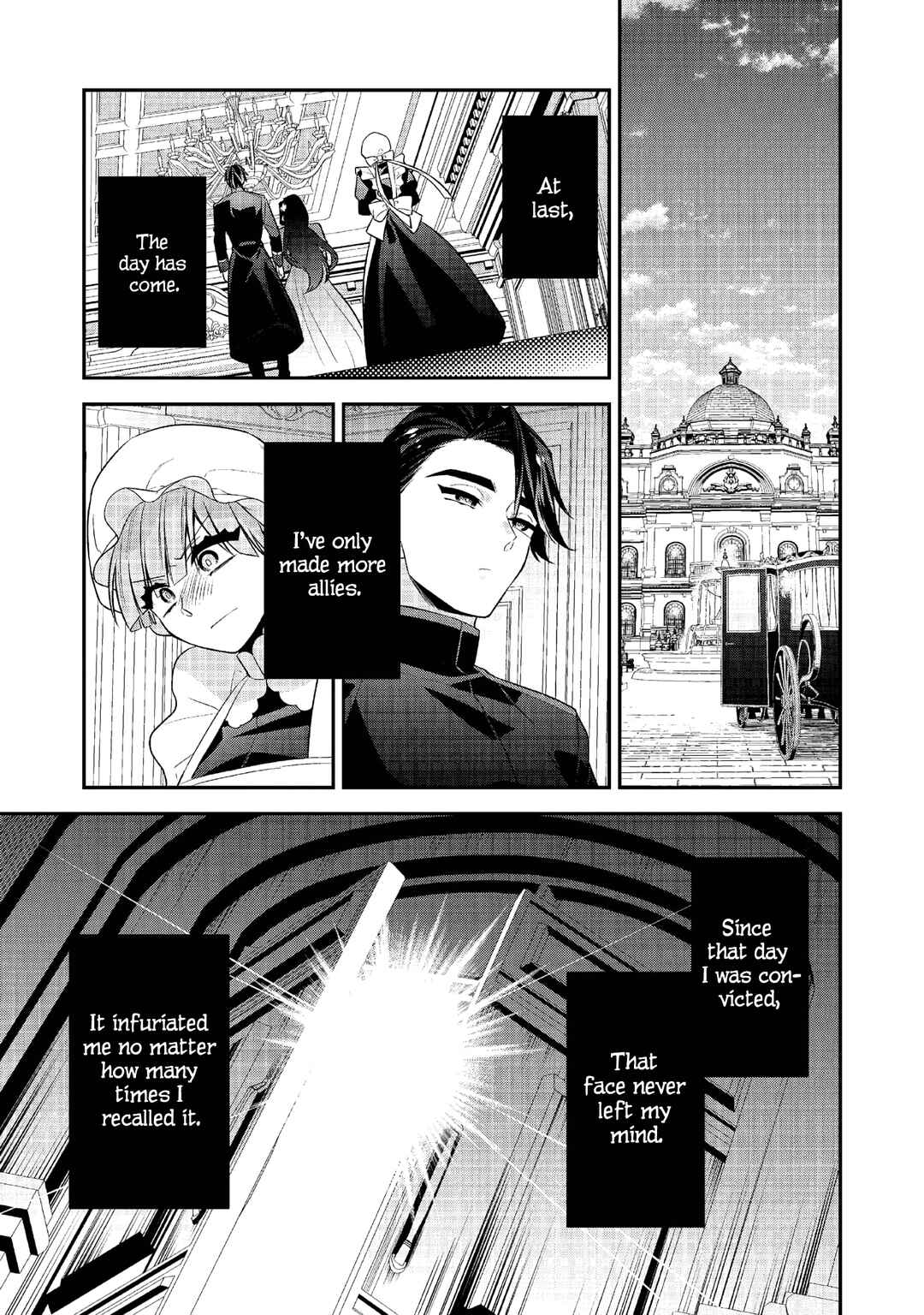 Page 34 Chapter 3 Danzai sareta Akuyaku Reijou wa, Gyakkou shite Kanpeki na Akujo wo Mezasu