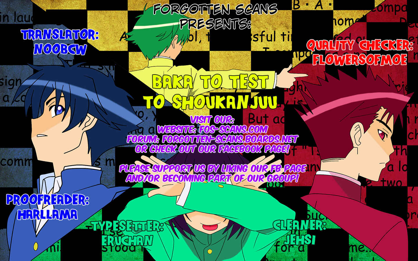 Page 1 Chapter 30 Baka to Test to Shoukanjuu