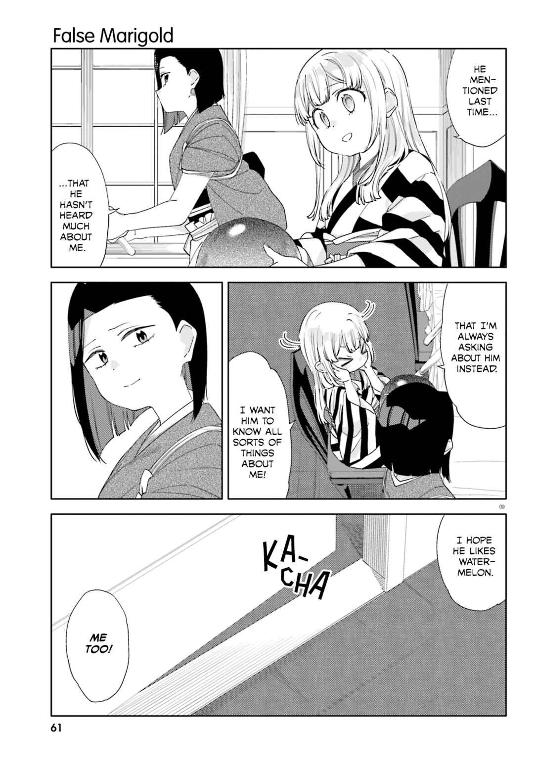 Page 9 Chapter 10 Itsuwari no Marigold