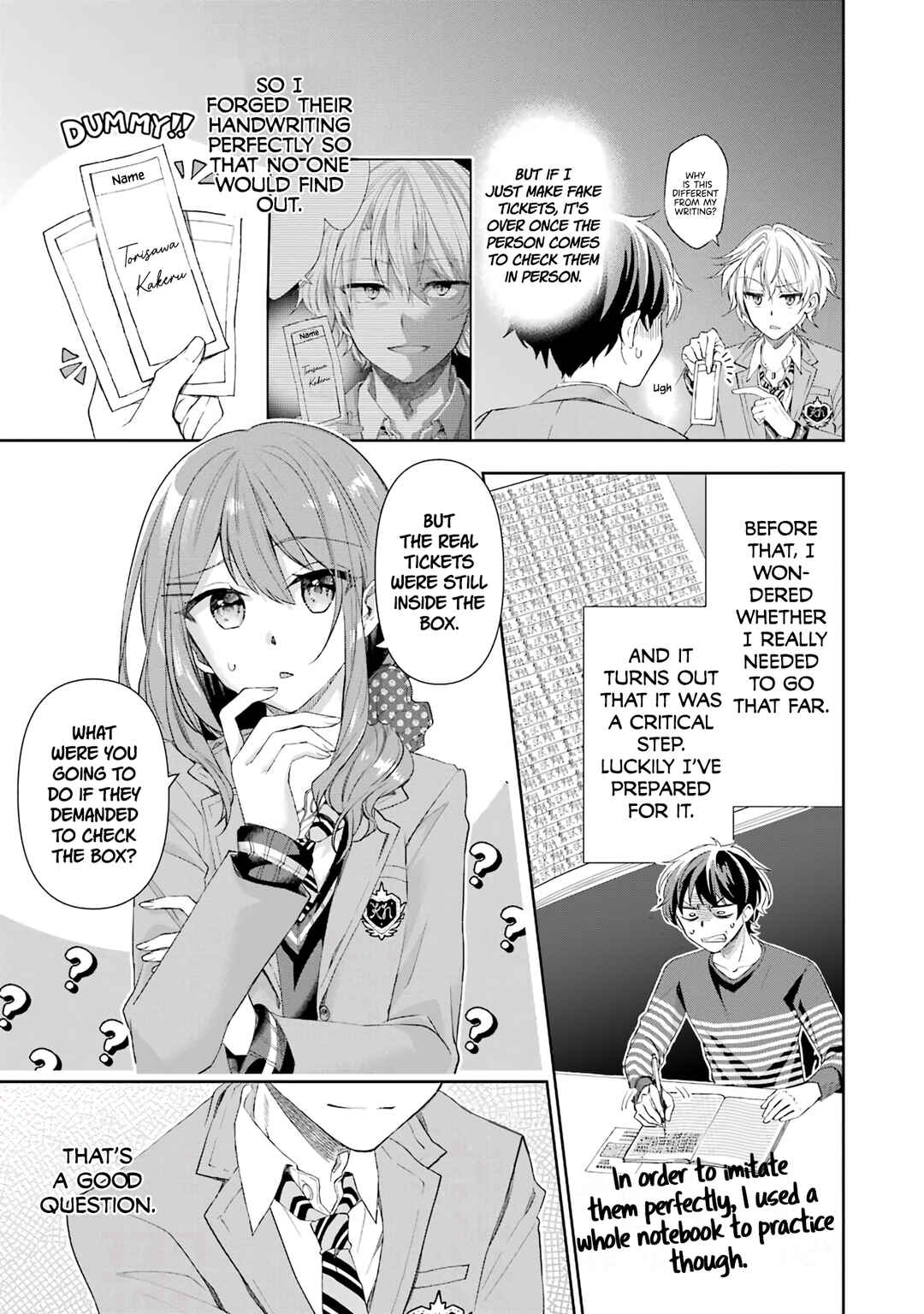 Page 20 Chapter 3 Genjitsu de LoveCome Dekinai to Dare ga Kimeta?
