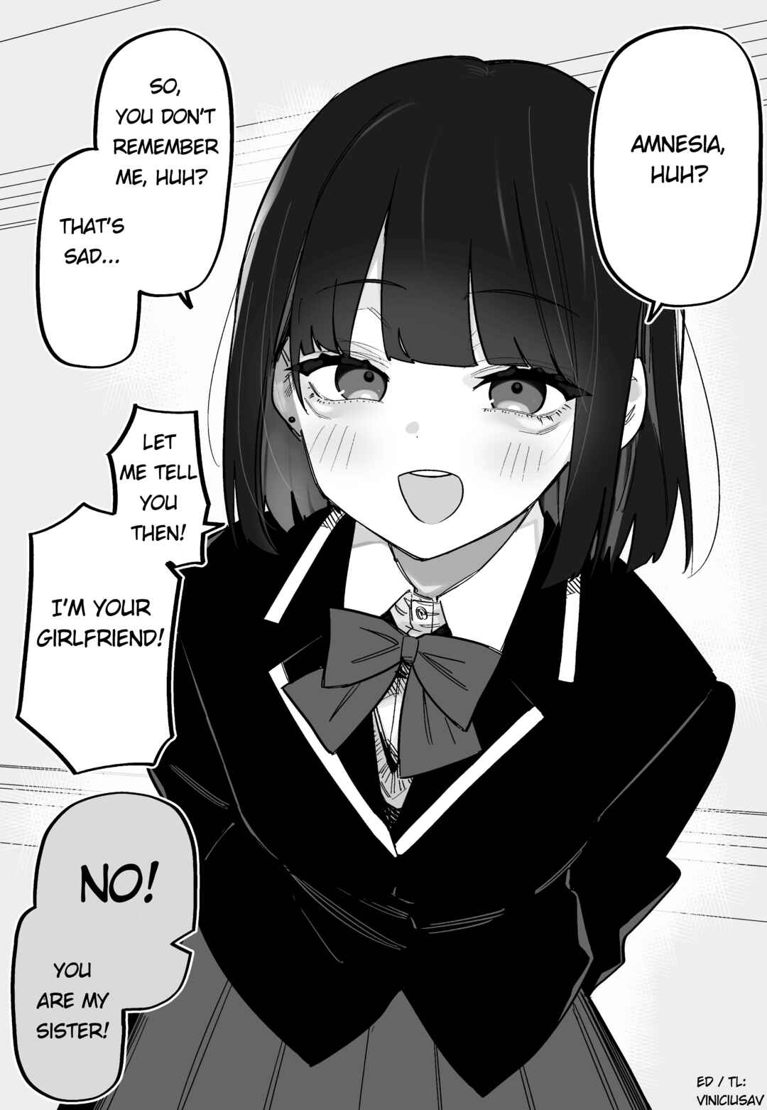 Page 1 Chapter Unknown_45ba Kioku Soushitsu No Ore o Karakatte Kuru Imouto