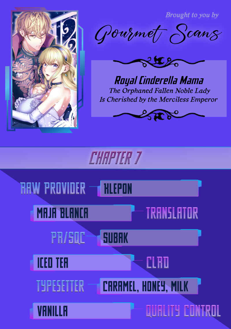 Page 1 Chapter 7 Royal Cinderella Mama: Tengai Kodoku no Botsuraku Reijou wa Reitetsu Koutei ni Dekiaisareru