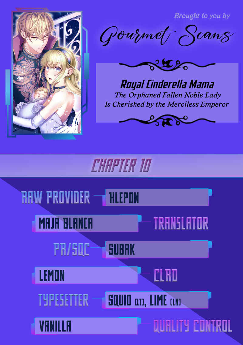 Page 1 Chapter 10 Royal Cinderella Mama: Tengai Kodoku no Botsuraku Reijou wa Reitetsu Koutei ni Dekiaisareru