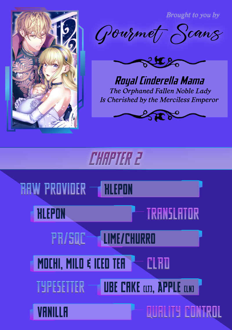 Page 1 Chapter 2 Royal Cinderella Mama: Tengai Kodoku no Botsuraku Reijou wa Reitetsu Koutei ni Dekiaisareru