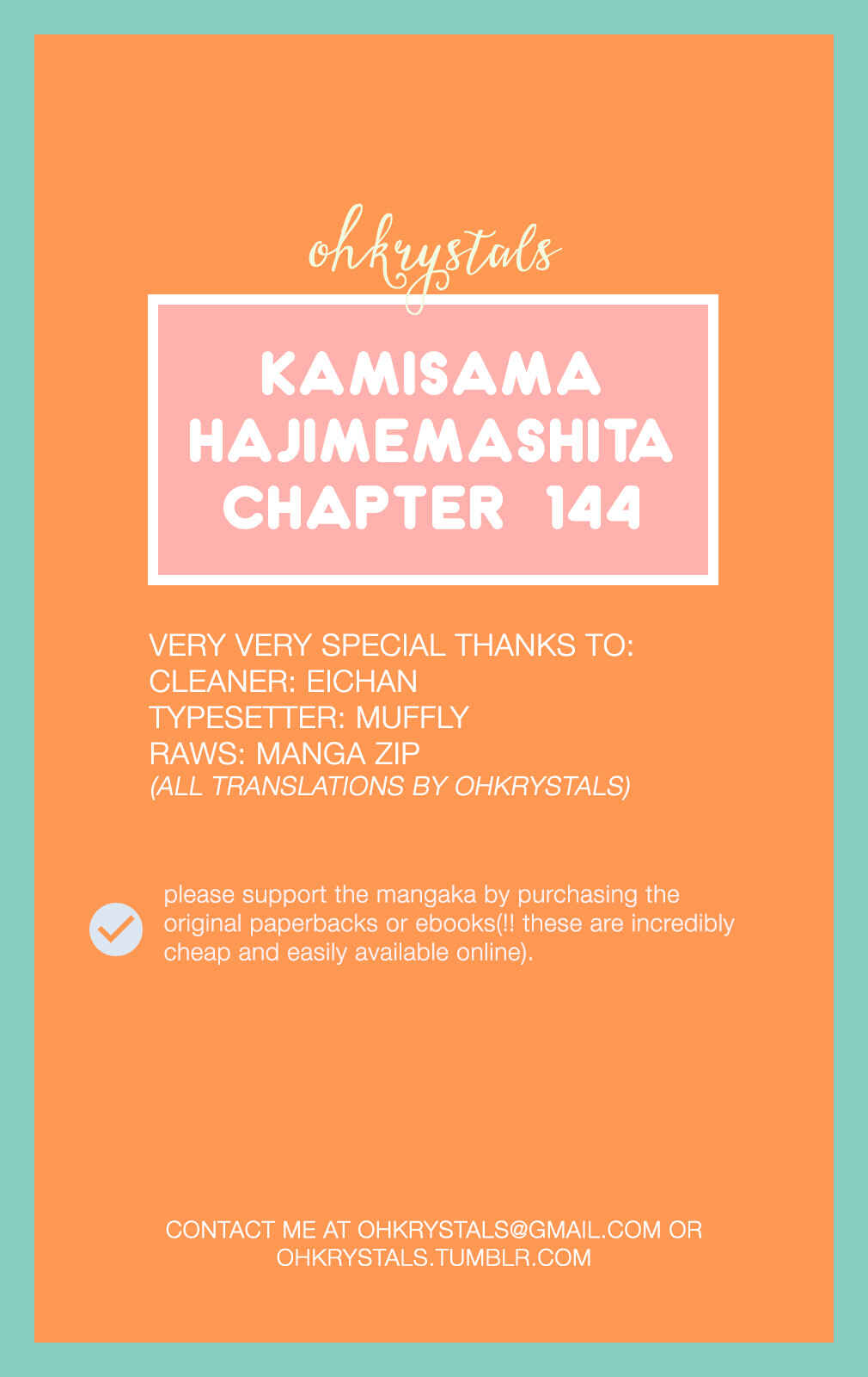 Page 1 Chapter 144 Kamisama Hajimemashita