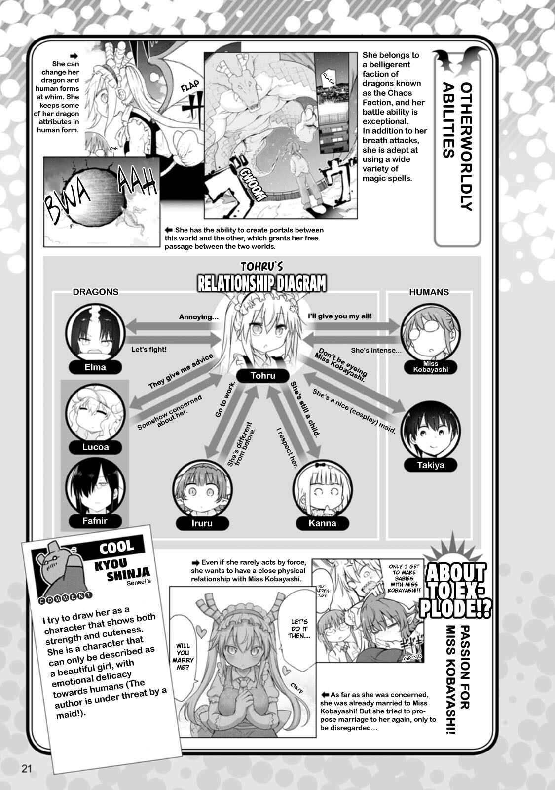 Page 2 Chapter 3 Kobayashi-san Chi no Maid Dragon Official Guidebook