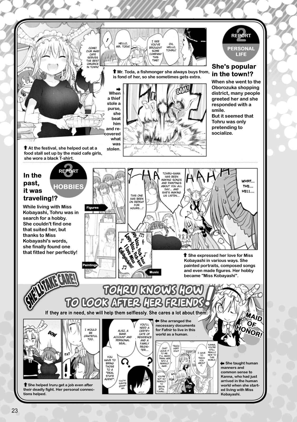 Page 4 Chapter 3 Kobayashi-san Chi no Maid Dragon Official Guidebook