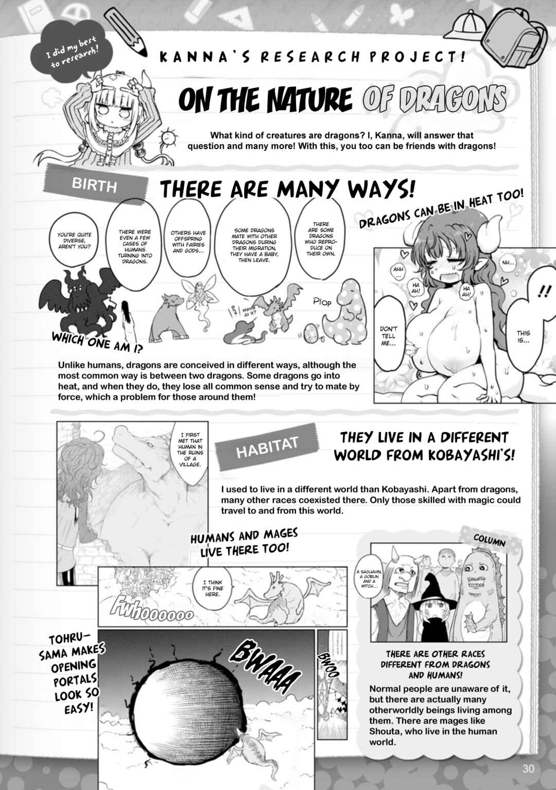 Page 5 Chapter 4 Kobayashi-san Chi no Maid Dragon Official Guidebook