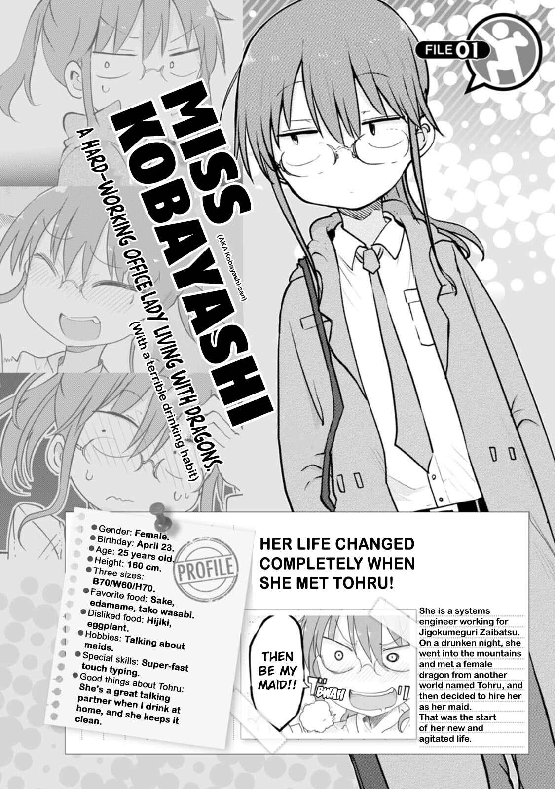 Page 2 Chapter 2 Kobayashi-san Chi no Maid Dragon Official Guidebook