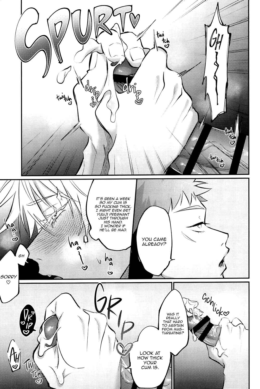 Page 11 Chapter Unknown_68a7 Jujutsu Kaisen - Do-M na Sensei ni Gohoubi Ageru (Doujinshi)