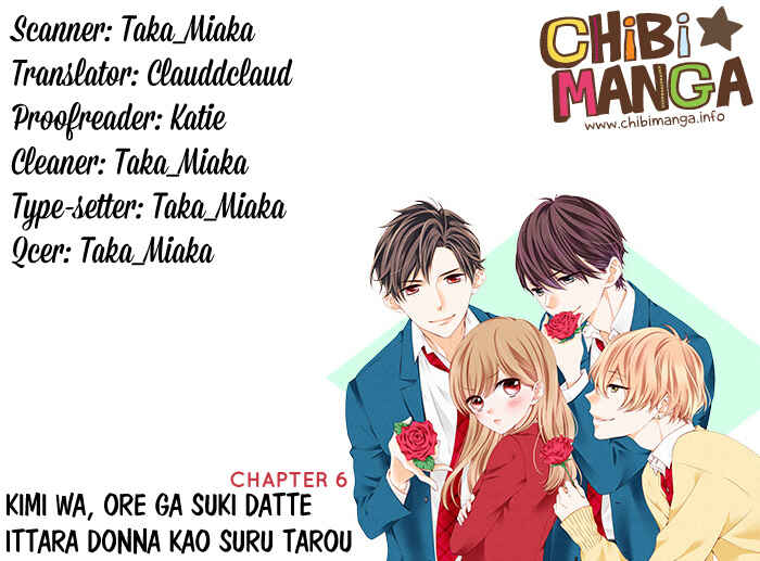 Page 1 Chapter 6 Kimi wa, Ore ga Suki Datte Ittara Donna Kao Suru Darou.