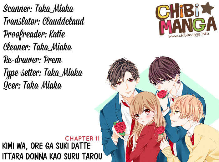Page 1 Chapter 11 Kimi wa, Ore ga Suki Datte Ittara Donna Kao Suru Darou.