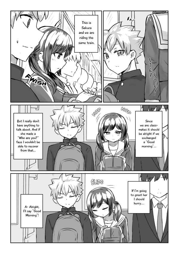 Page 1 Chapter 1 The Story of How I Sat Next to the Person I Like on the Morning Train