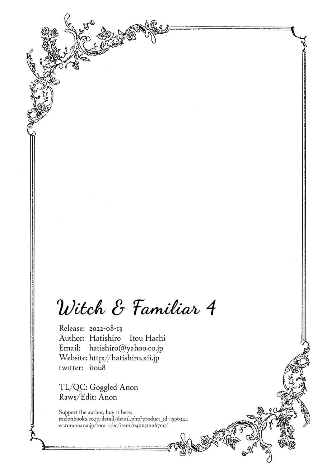 Page 22 Chapter 4 Witch and Familiar